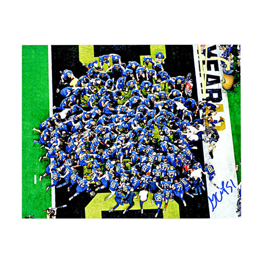 Greg Crippen Michigan Wolverines Autographed Signed 8x10 Photo Signed in Blue (CX Champions Circle LOA) - Front View
