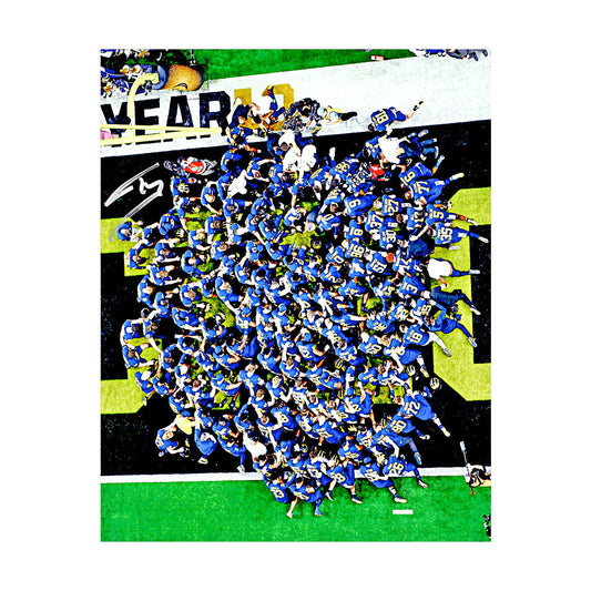 TJ Guy Michigan Wolverines Autographed Signed 8x10 Photo (CX Champions Circle LOA) - Front View