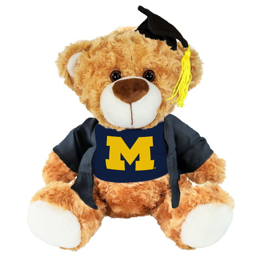 Michigan Wolverines Graduation Bear