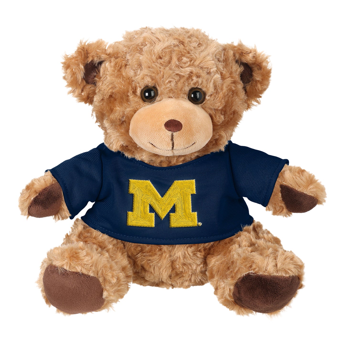 Michigan Wolverines Brown 10" Shirt Bear Plush