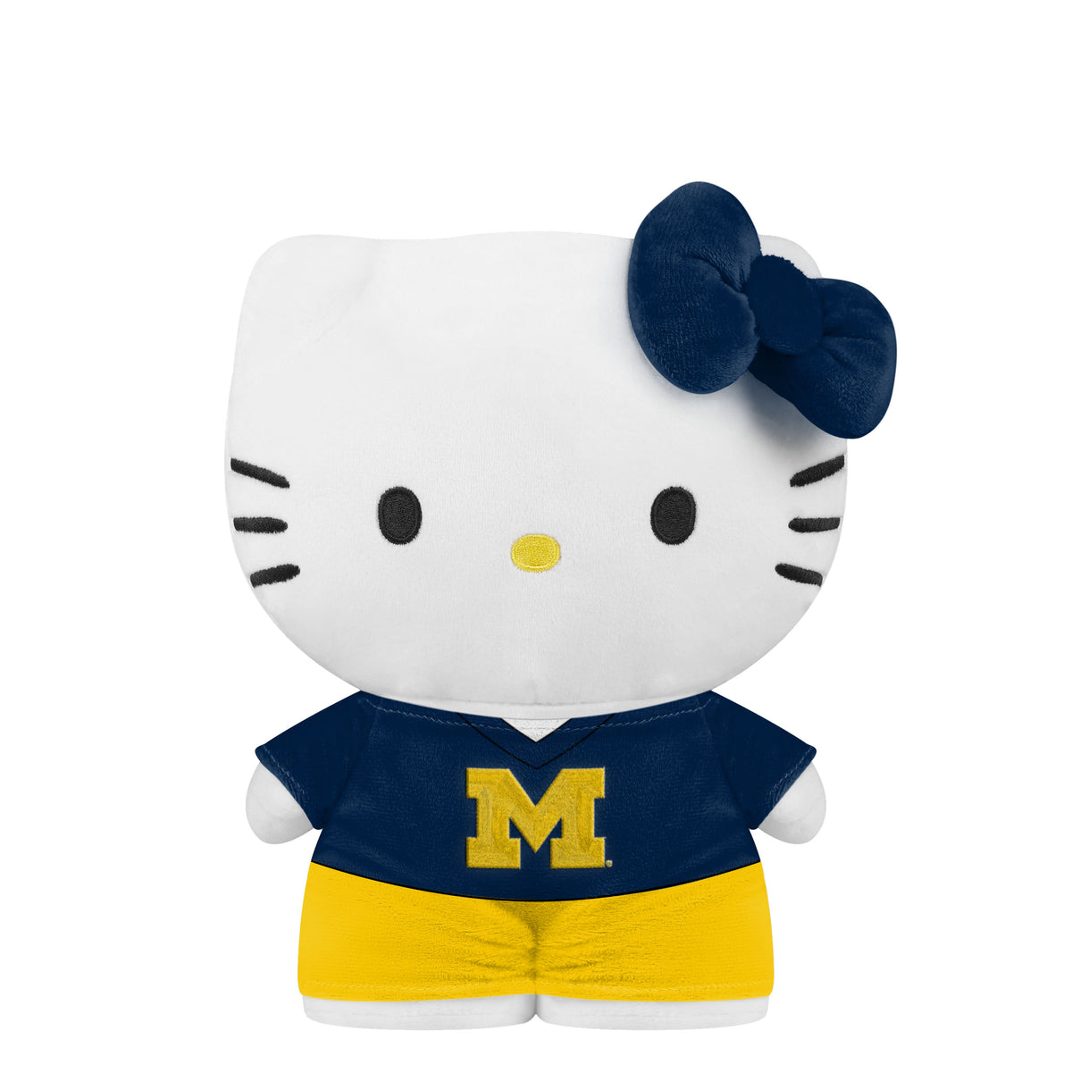 Michigan Wolverines Hello Kitty Jersey Plush