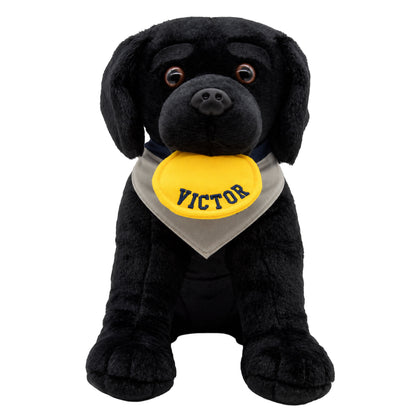 Michigan Wolverines Victor the Frisbee Dog Plush