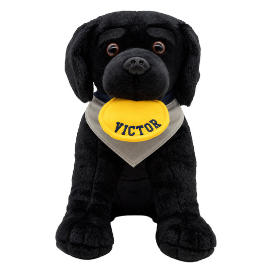 Michigan Wolverines Victor the Frisbee Dog Plush