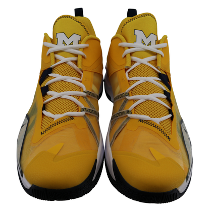 Nike Air Jordan 1 Take 3 Michigan Wolverines P Amarillo Yellow - Front View