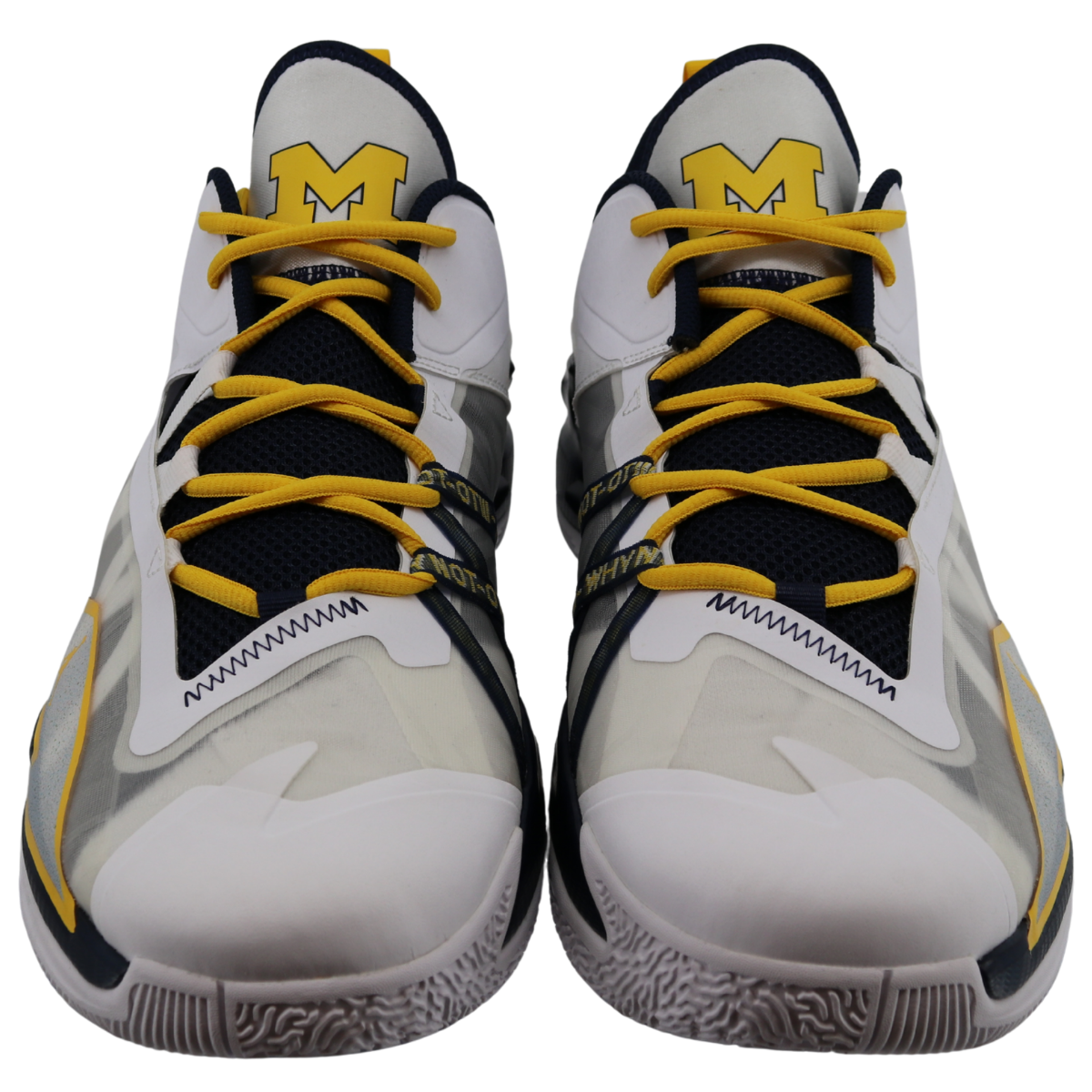 Nike Air Jordan 1 Take 3 Michigan Wolverines P Amarillo White - Front View