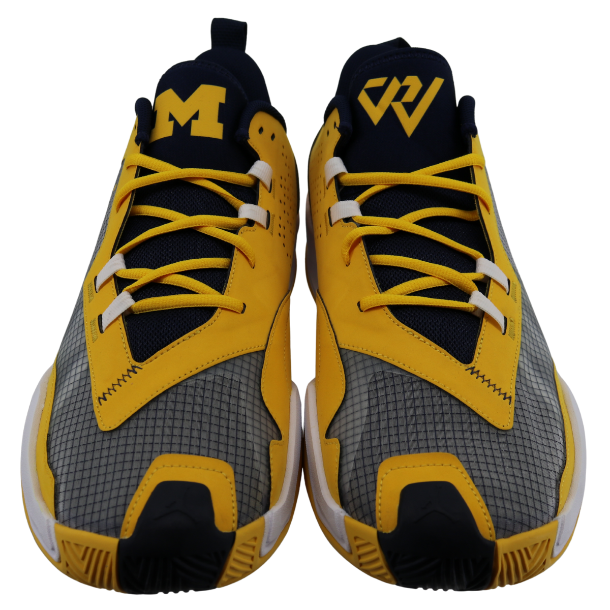 Nike Air Jordan 1 Take 4 Michigan Wolverines P Amarillo In Yellow - Front View