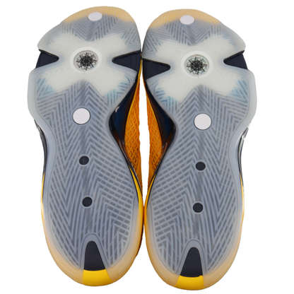 Nike Air Jordan Air XXXVIII Michigan Wolverines P White Amarillo - Under View 2