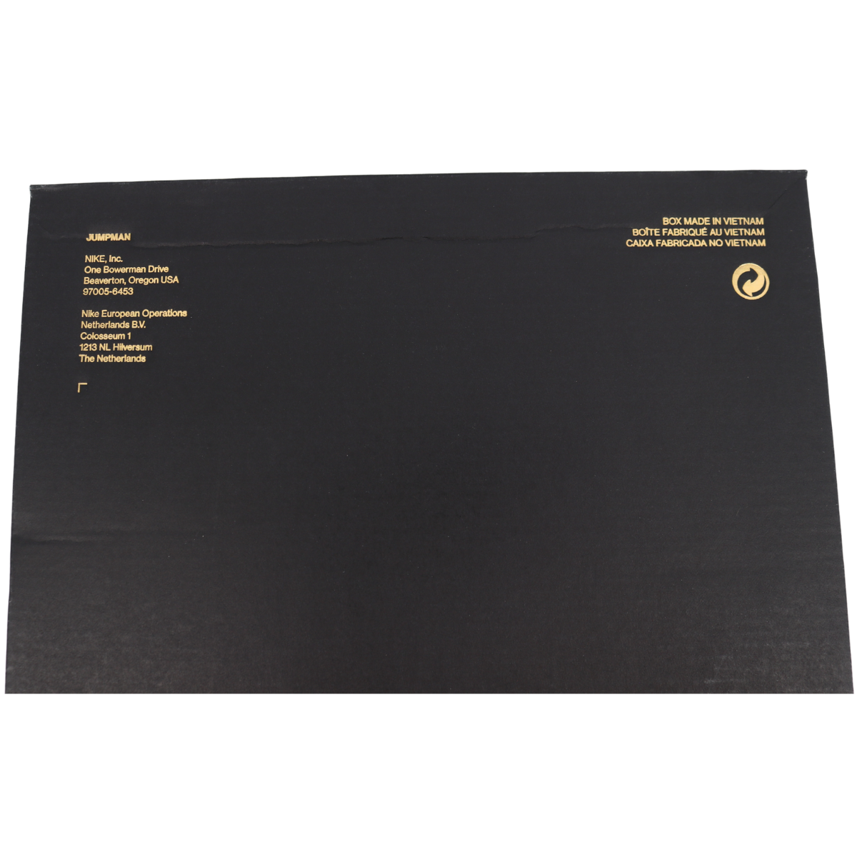 Nike Air Jordan Air XXXVIII Michigan Wolverines P White Amarillo - Box View 2