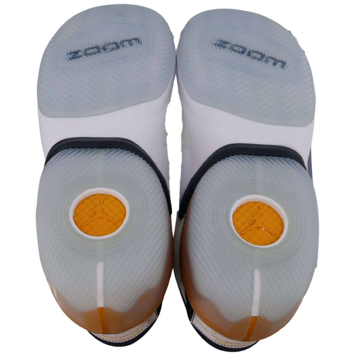 Nike Air Jordan React Elevation Low Michigan Wolverines White - Under View