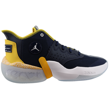 Nike Air Jordan React Elevation Michigan Wolverines Home Navy - Inside View