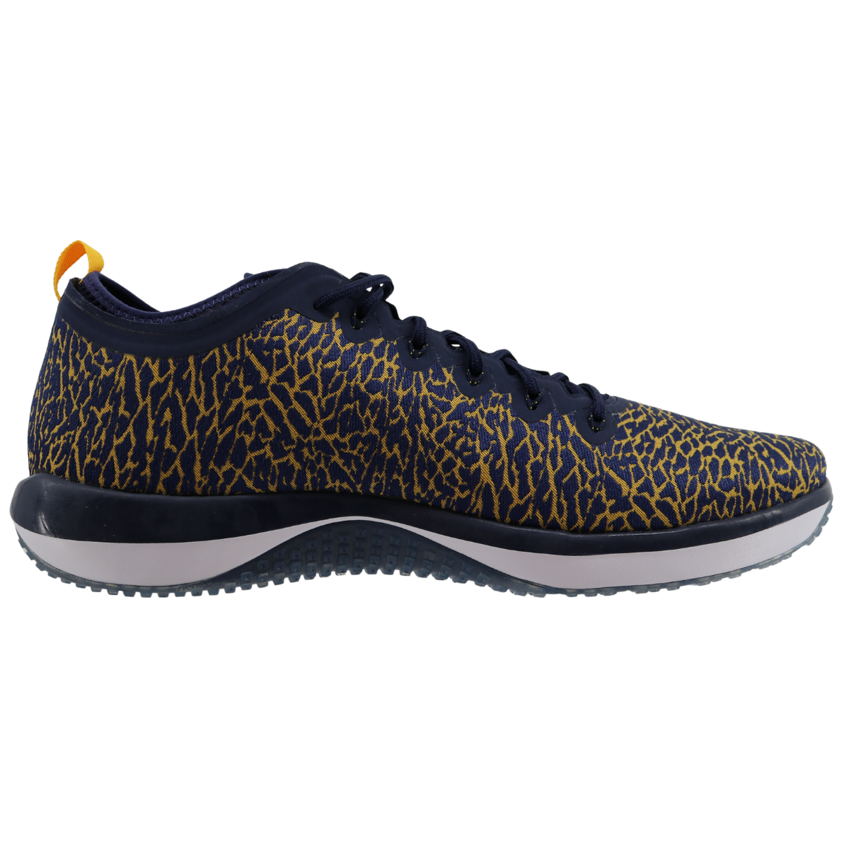 Nike Air Jordan Trainer 1 Low Cheetah Print In Navy - Inside View