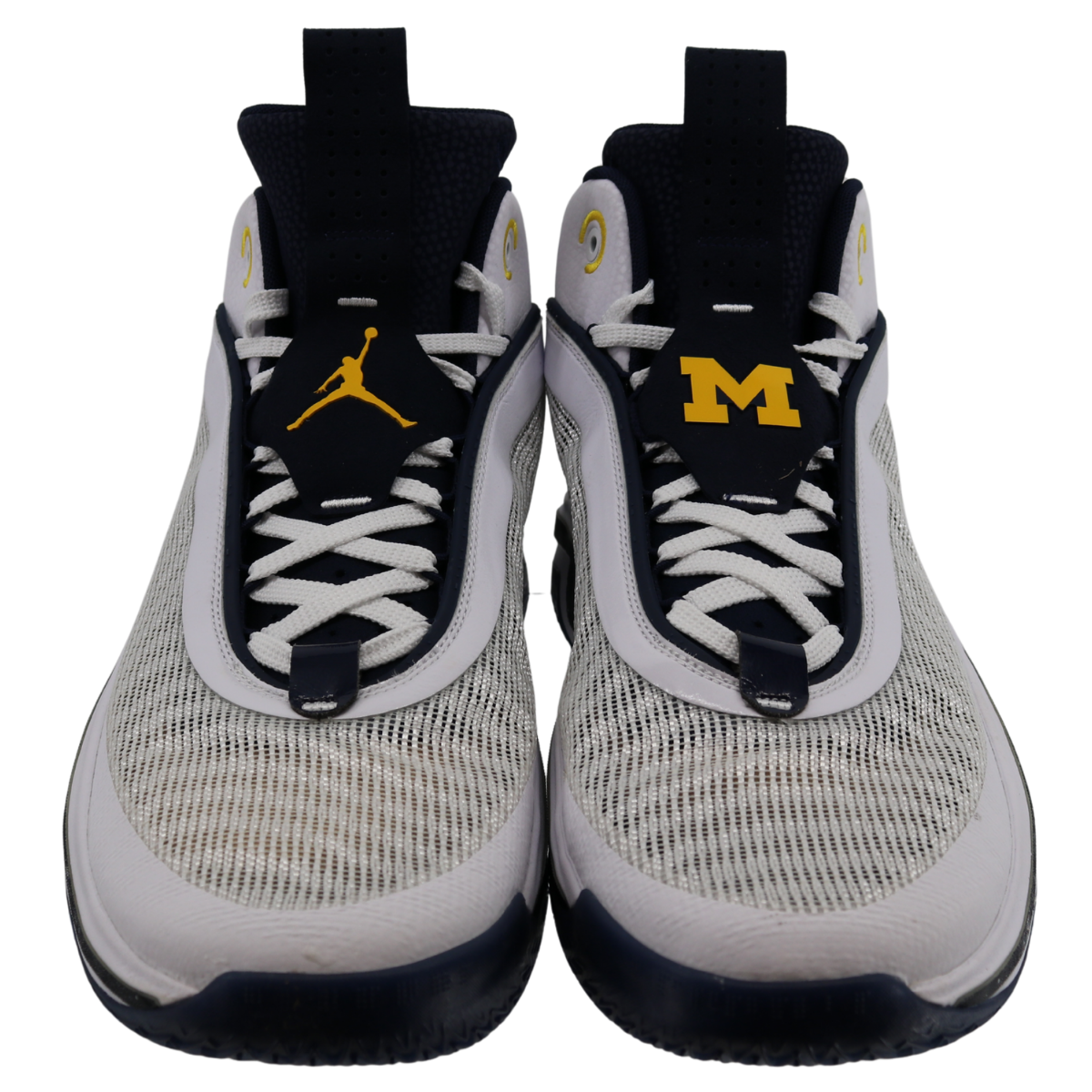 Nike Air Jordan XXXVI Michigan Wolverines P White - Front View