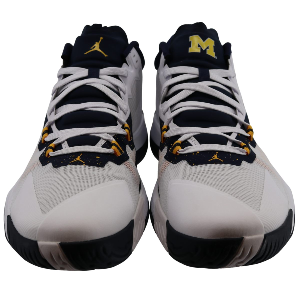 Nike Air Jordan Zion 1 Michigan Wolverines P White - Front View