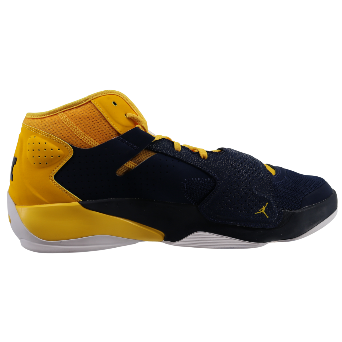 Nike Air Jordan Zion 2 Michigan Wolverines P Navy Yellow - Inside View