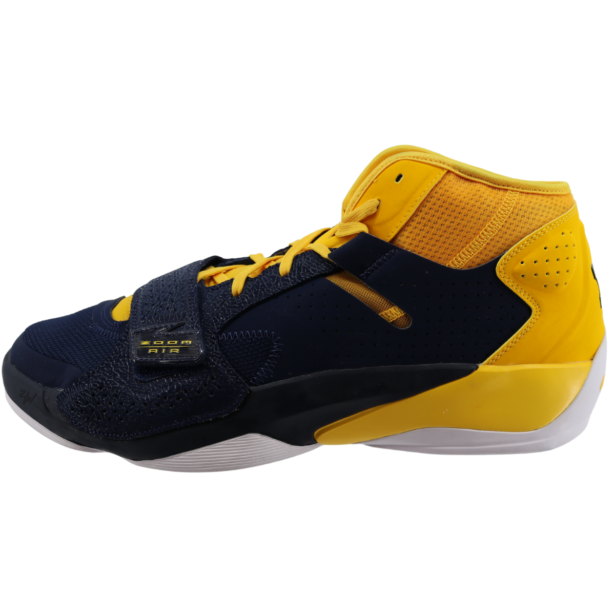 Nike Air Jordan Zion 2 Michigan Wolverines P Navy Yellow - inside View