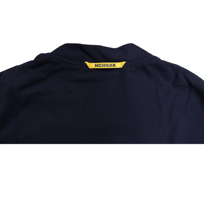 Nike Air Jordan Michigan Wolverines Navy Windbreaker - Tag View