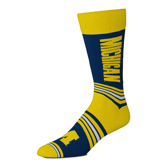 Michigan Wolverines Go Team Sock