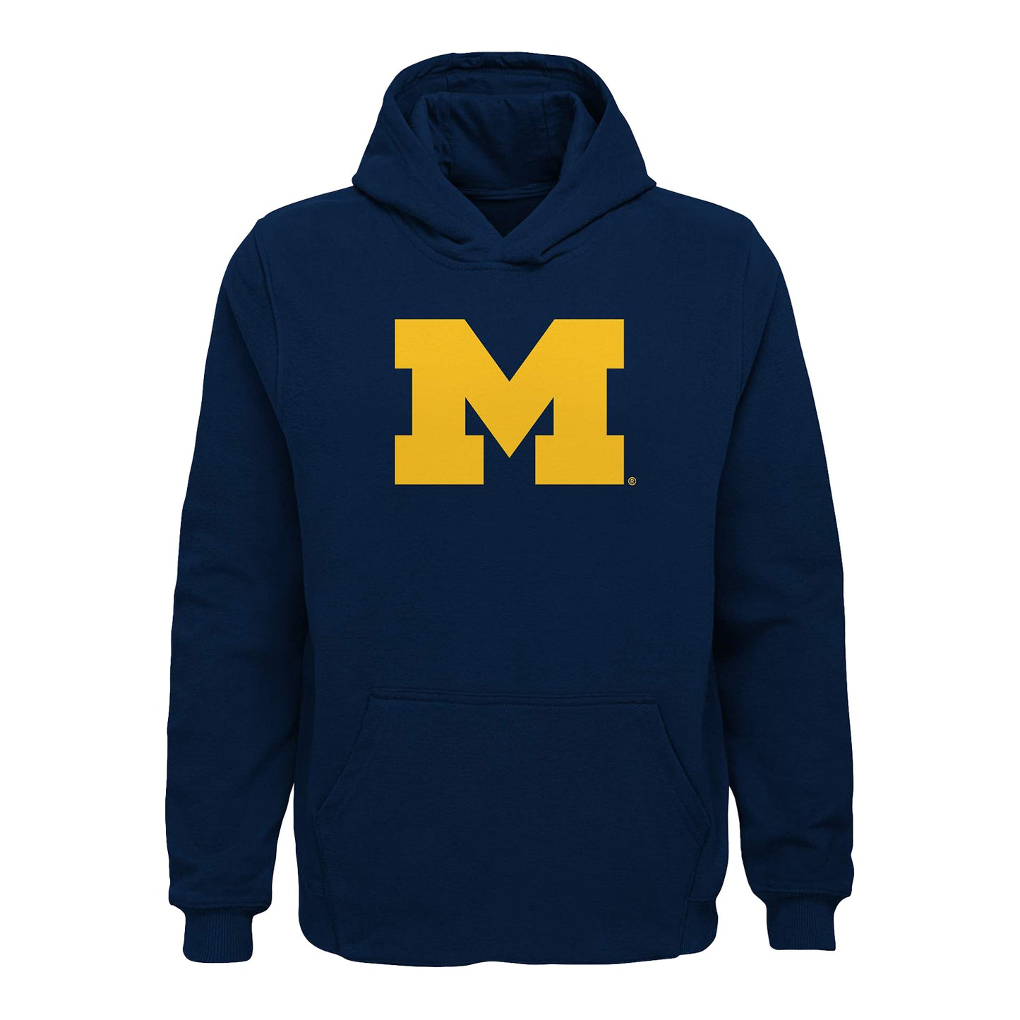 Michigan Wolverines Youth Blue Primary Logo Hoodie