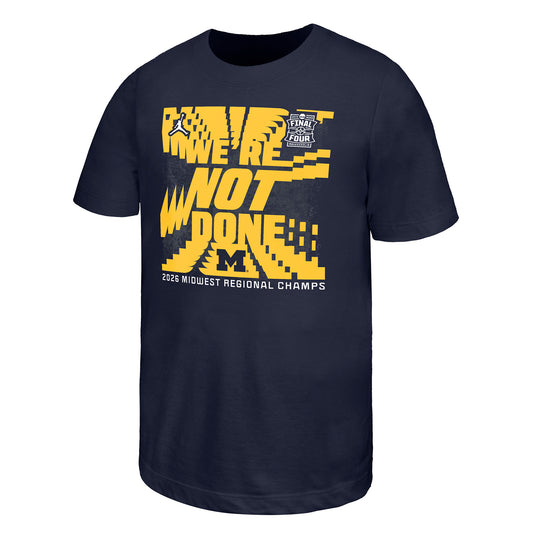 Michigan Wolverines Men's Basketball Final Four Youth Locker Room T-Shirt