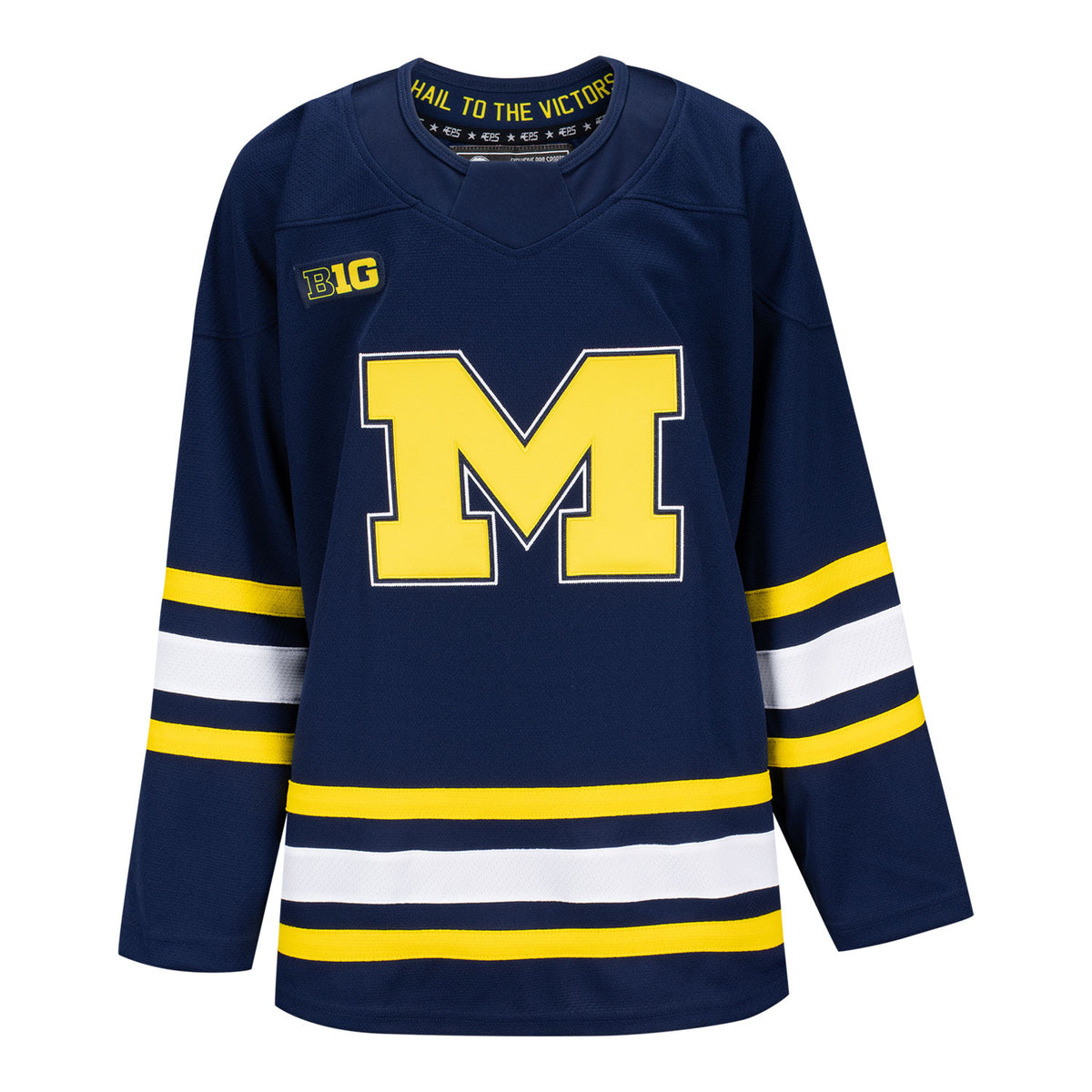 Michigan Wolverines Exclusive Pro Sports Youth Replica Navy Hockey Jersey