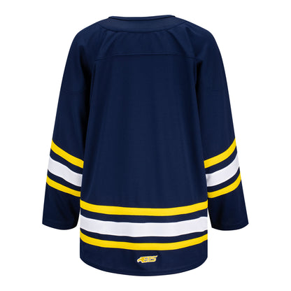 Michigan Wolverines Exclusive Pro Sports Youth Replica Navy Hockey Jersey