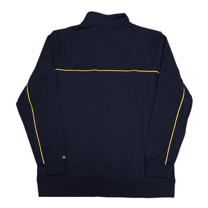 Nike Air Jordan Michigan Wolverines Navy Embroidered Yellow M Zip up Jacket -  Back View