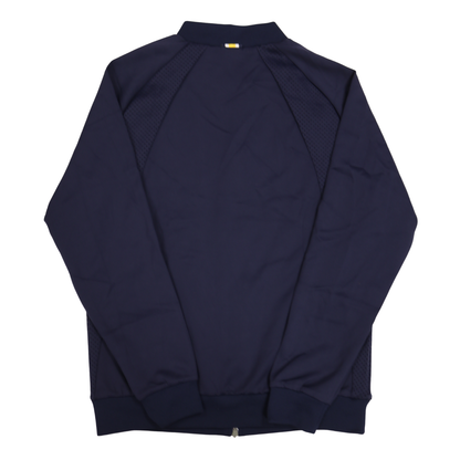 Nike Air Jordan Michigan Wolverines Navy Vented Zip up - Back View