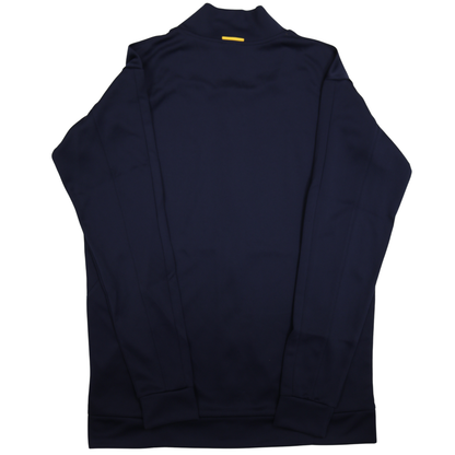 Nike Air Jordan Michigan Wolverines Navy Yellow Logo M Zip Up - Back View