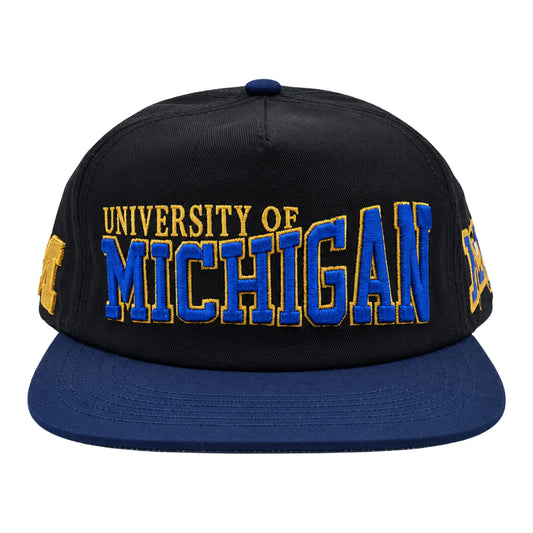 Michigan Wolverines Kiwiclo x  #19 Bryce Underwood Snapback Metallic Hat