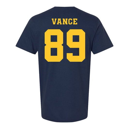 Michigan Wolverines Men's Lacrosse Student Athlete #89 Mason Vance T-Shirt