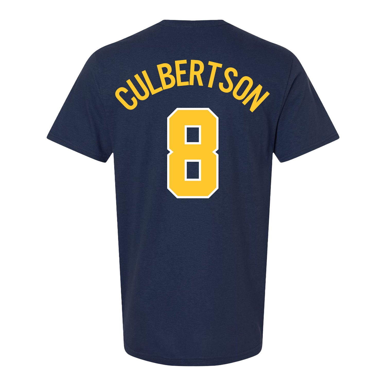 Michigan Wolverines Baseball Student Athlete #8 Drew Culbertson - Back View