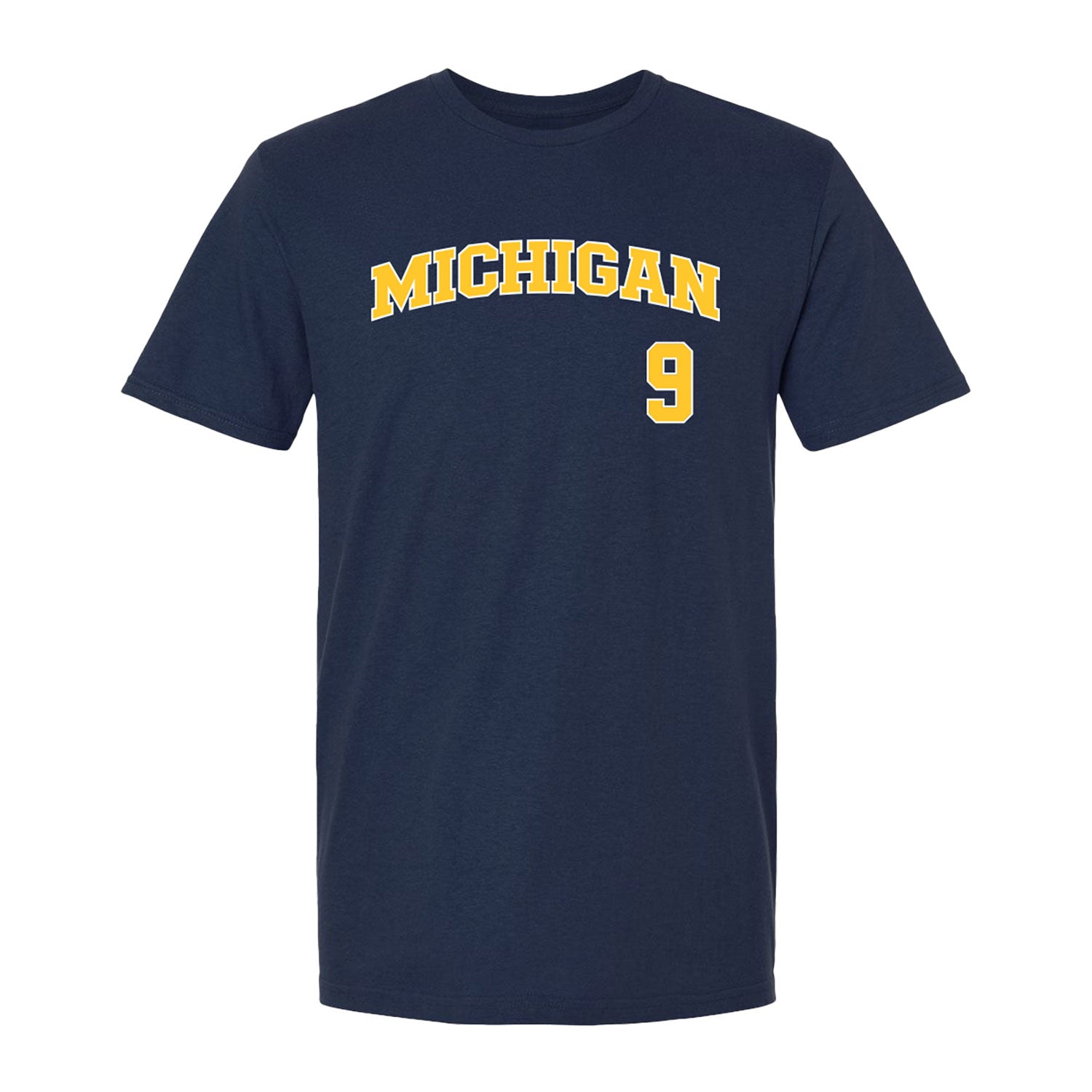 Michigan Wolverines Baseball Student Athlete #9 Cade Montgomery - Front View