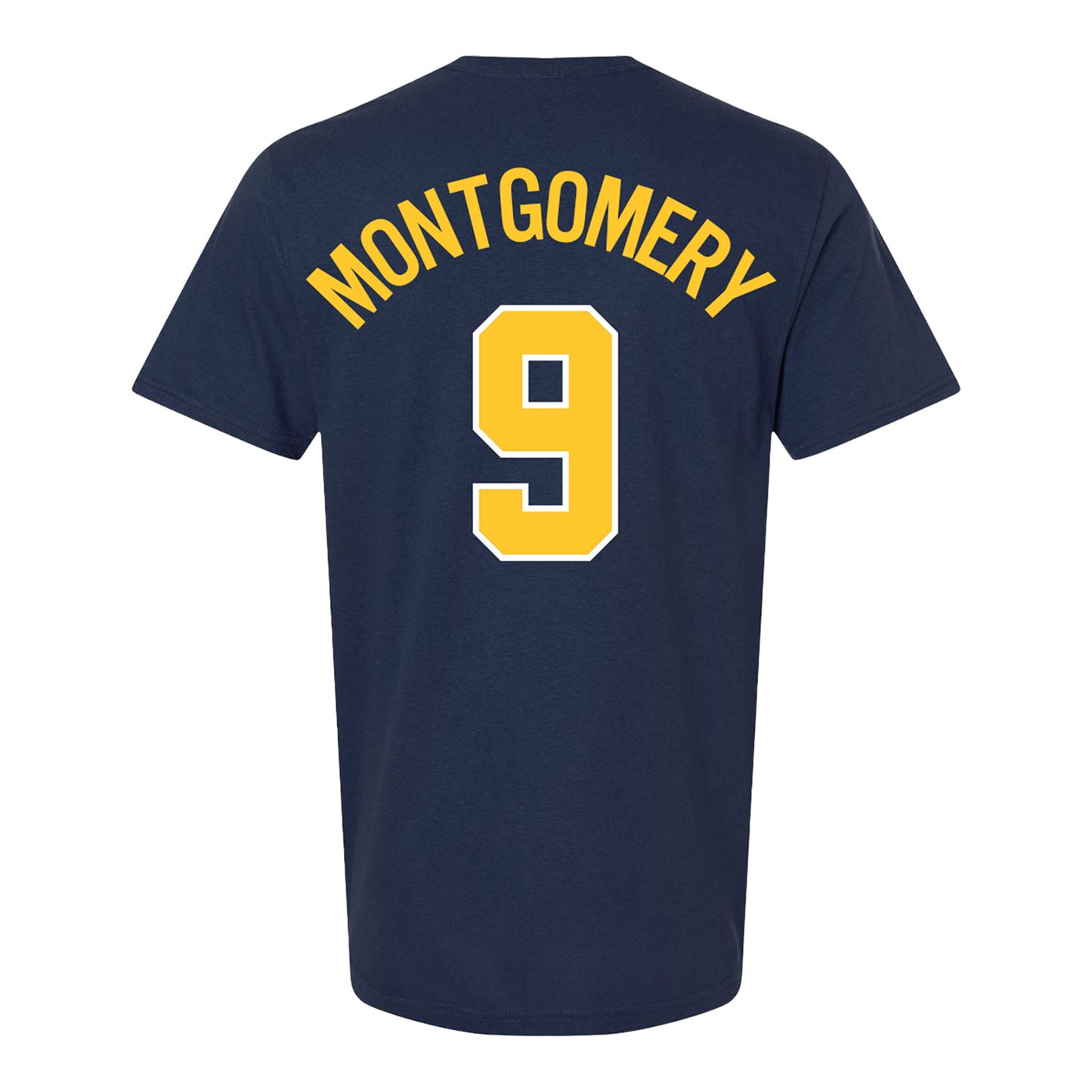 Michigan Wolverines Baseball Student Athlete #9 Cade Montgomery - Back View