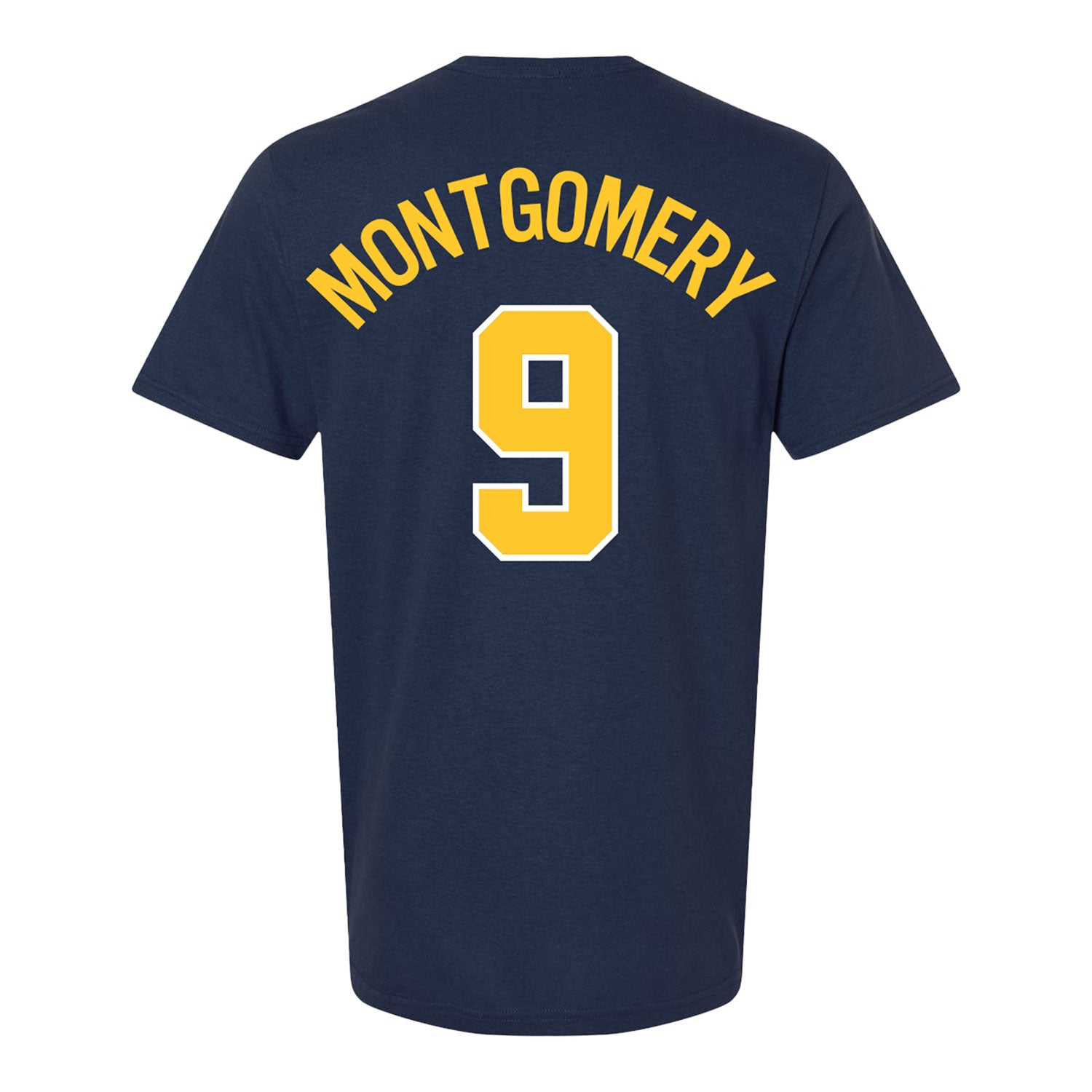 Michigan Wolverines Baseball Student Athlete #9 Cade Montgomery - Back View