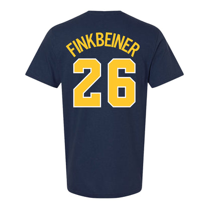 Michigan Wolverines Baseball Student Athlete #26 Tyler Finkbeiner - Back View