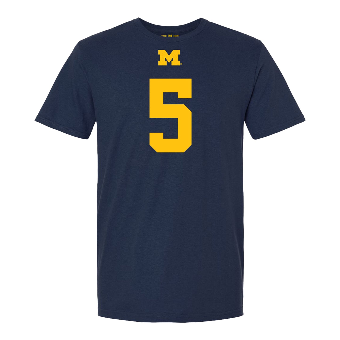 Michigan Wolverines #5 Savion Hiter Student Athlete Blue Football T-Shirt