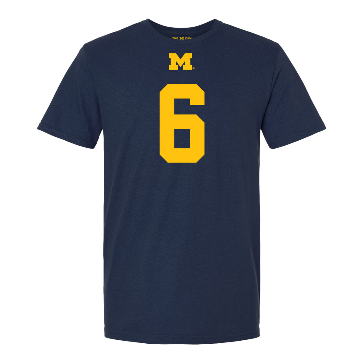 Michigan Wolverines #6 JJ Buchanan Student Athlete Blue Football T-Shirt