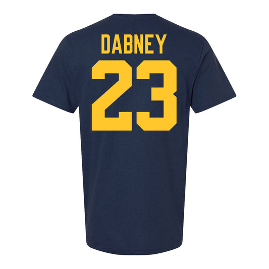 Michigan Wolverines #23 Markel Dabney Student Athlete Blue Football T-Shirt