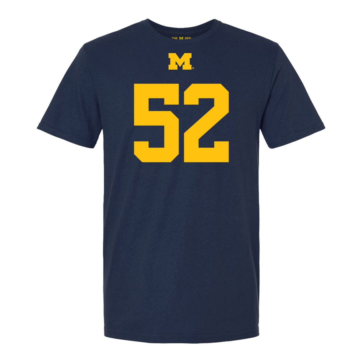 Michigan Wolverines #52 Ace Hamilton Student Athlete Blue Football T-Shirt