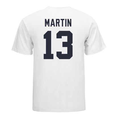 Michigan Wolvernes #13 Meredith Martin Student Athlete White Women's Volleyball T-Shirt