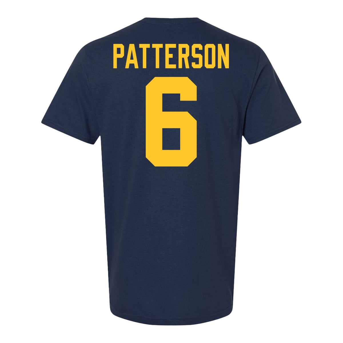 Michigan Wolvernes #6 Alexis Patterson Student Athlete Navy Field Hockey T-Shirt