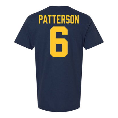 Michigan Wolvernes #6 Alexis Patterson Student Athlete Navy Field Hockey T-Shirt