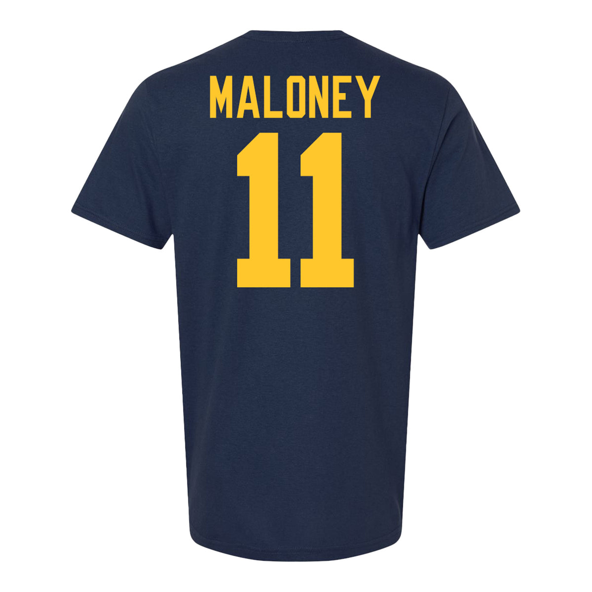 Michigan Wolvernes #11 Payton Maloney Student Athlete Navy Field Hockey T-Shirt