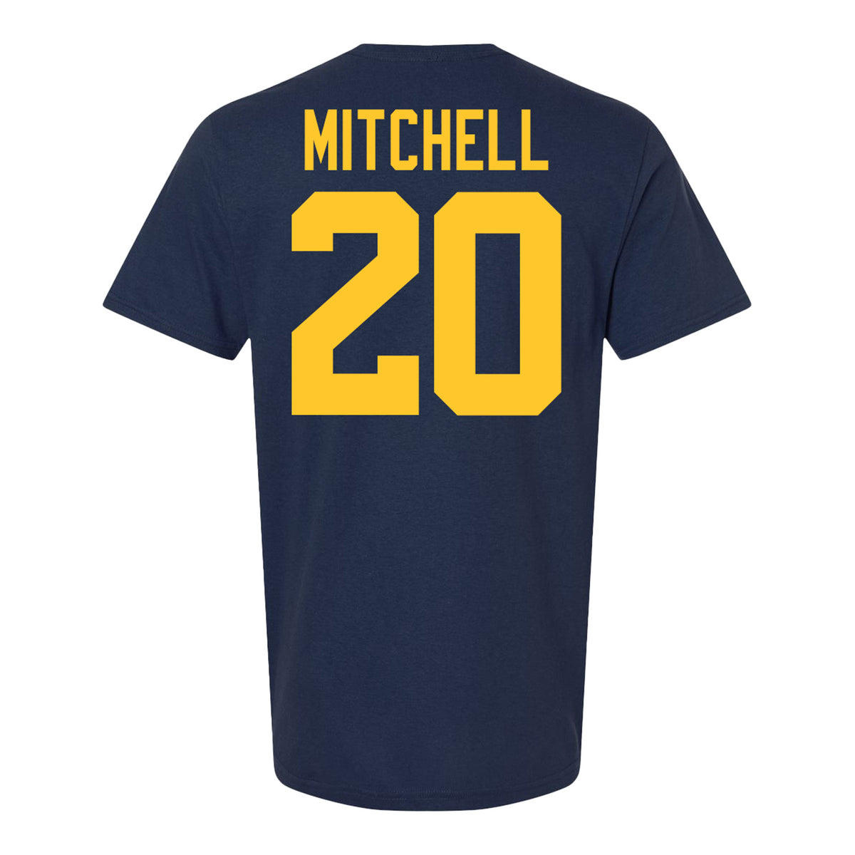 Michigan Wolvernes #20 Lillian Mitchell Student Athlete Navy Field Hockey T-Shirt