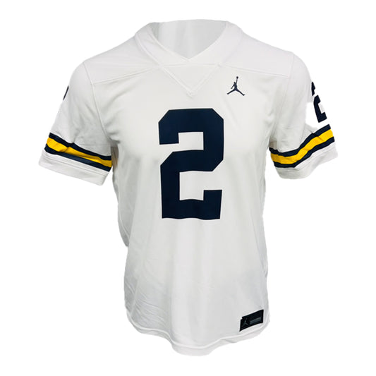 Michigan Wolverines Jordan Blue Colston Loveland #18 Jersey