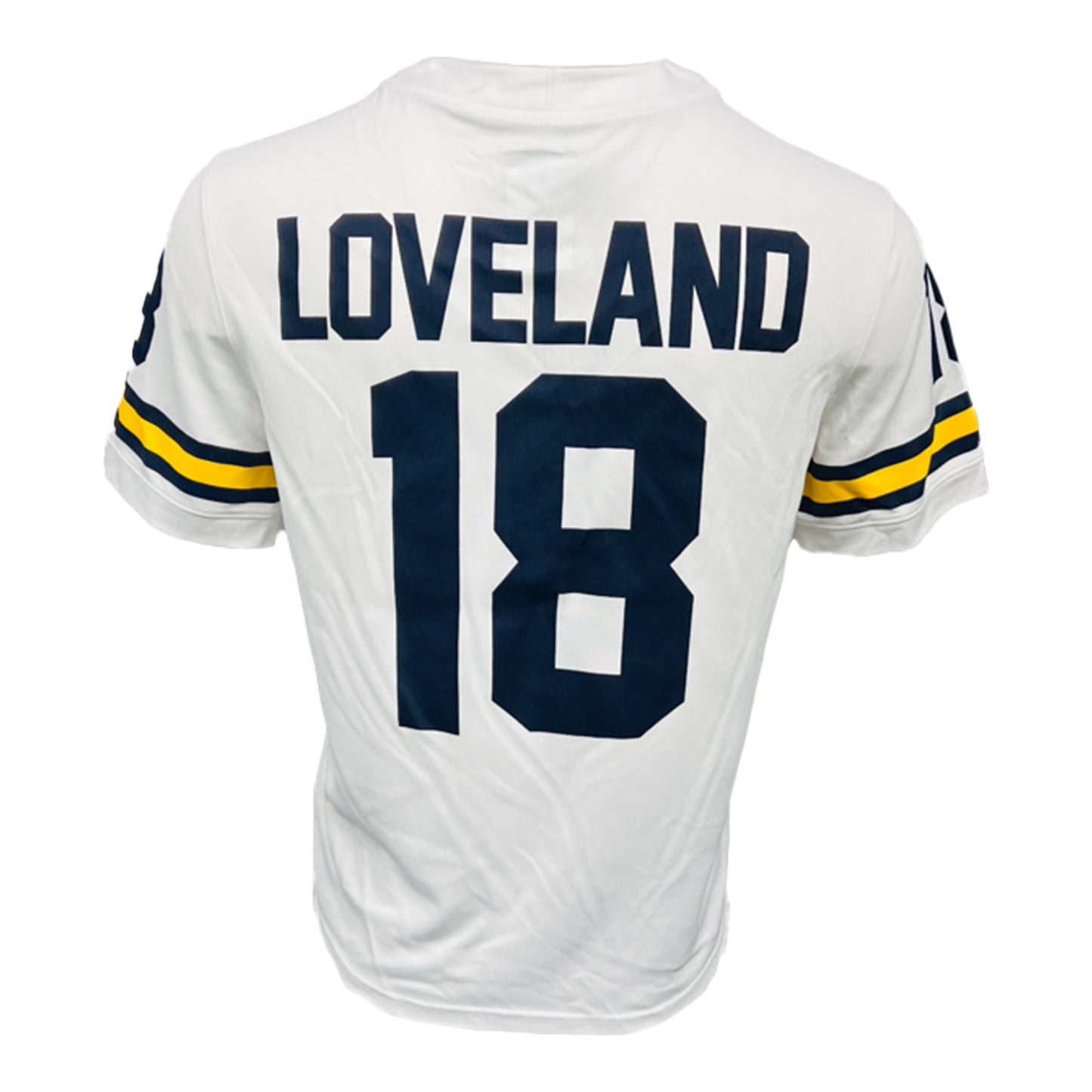 Michigan Wolverines Jordan White Colston Loveland #18 Jersey