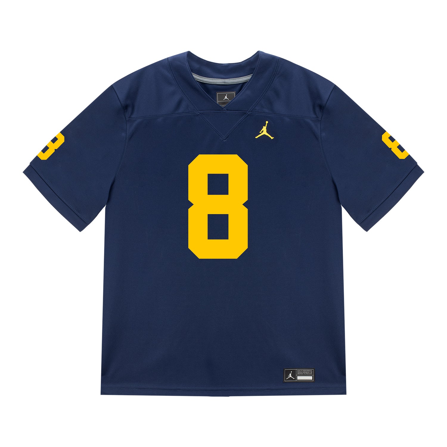 Michigan Wolverines #8 I'Marion Stewart Student Athlete Blue