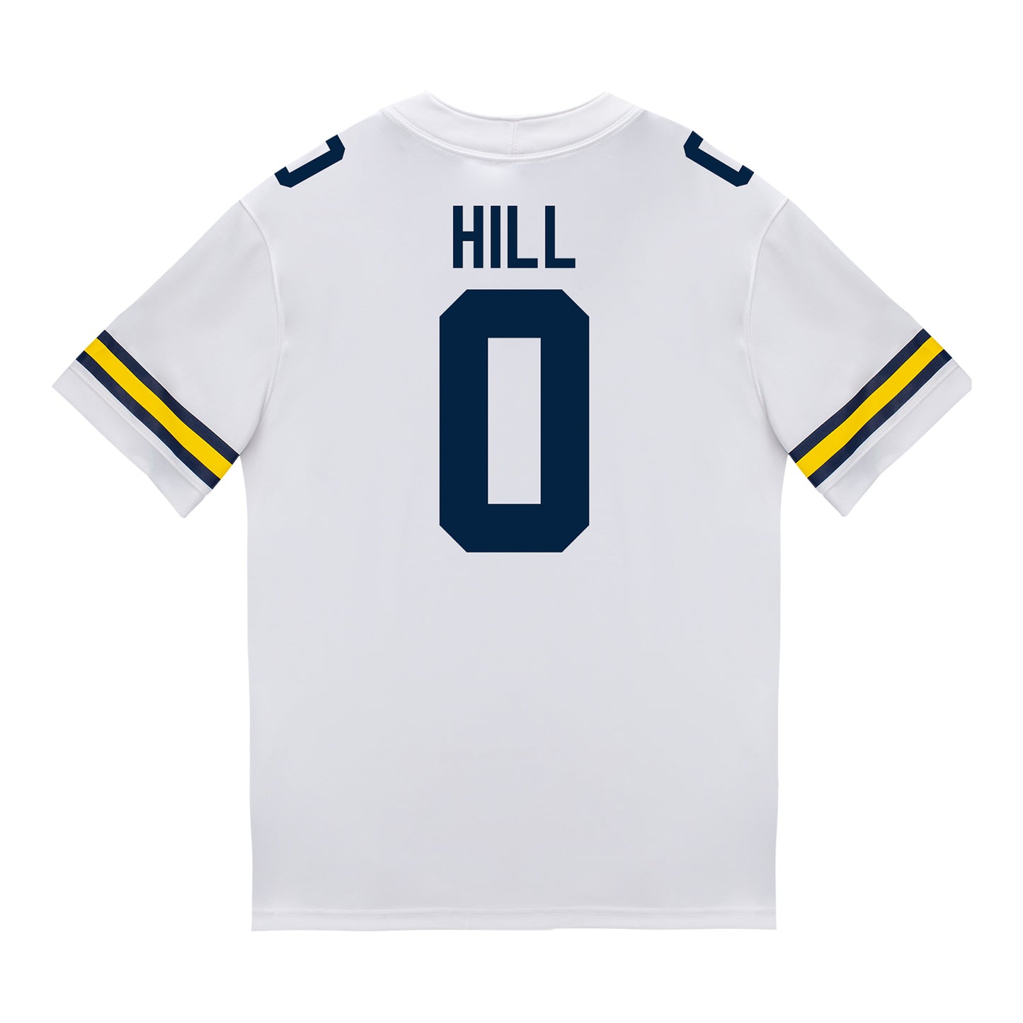 Michigan Wolverines #0 Jyaire Hill Student Athlete White Football Jersey