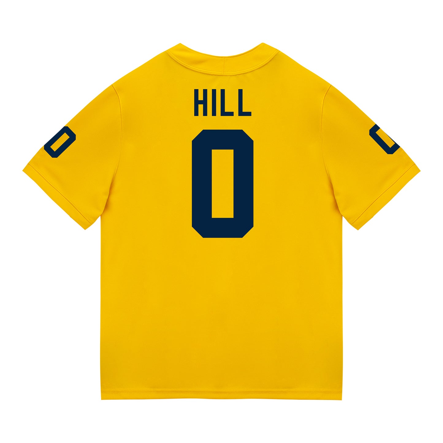 Michigan Wolverines #0 Jyaire Hill Student Athlete Maize Football Jersey