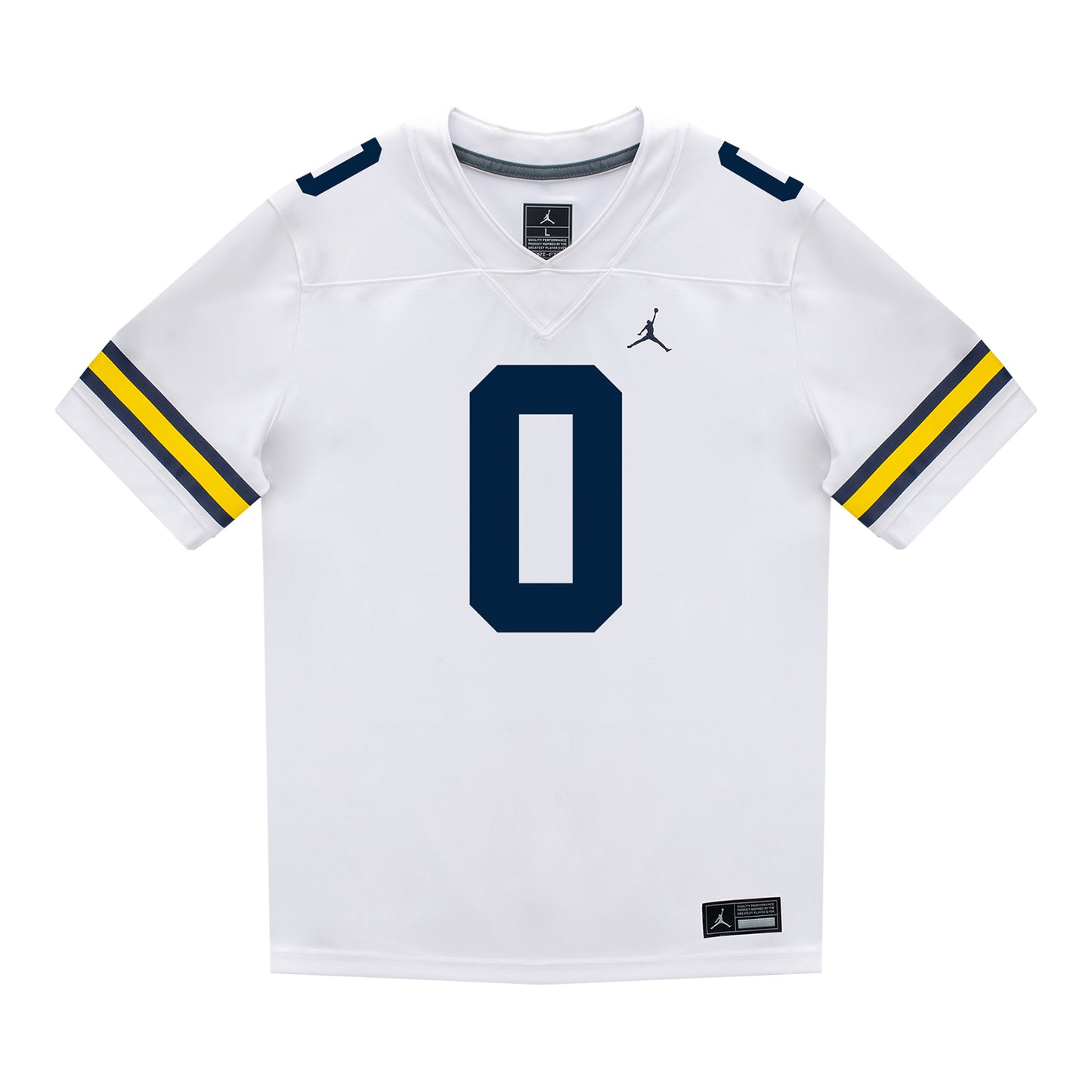 Michigan Wolverines #0 Kendrick Bell Student Athlete White Football Jersey